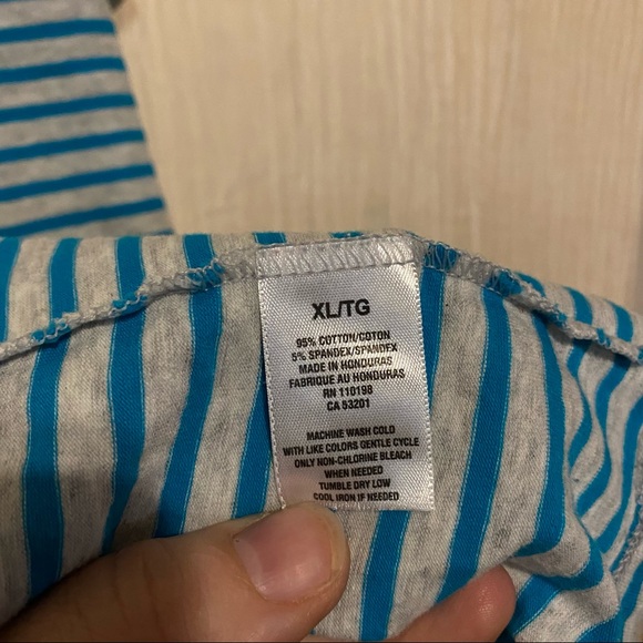 Aeropostale striped jersey knit lined tank top - Picture 7 of 8